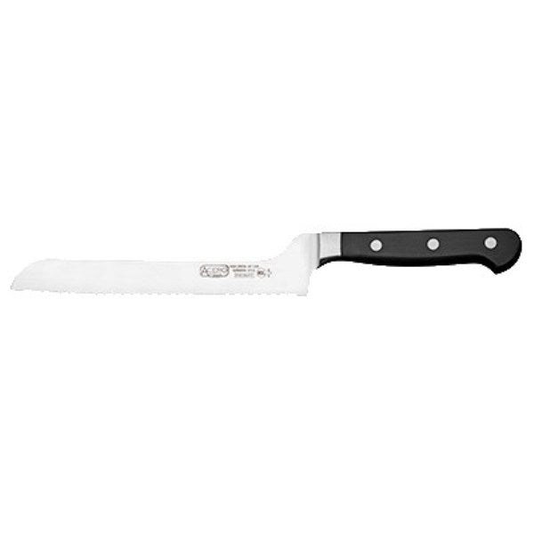 Winco KFP-83 Acero Offset Bread Knife with 8" Blade
