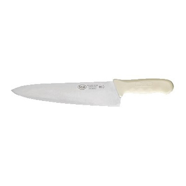 Winco KWP-100 Cook's Knife with 10" Blade and White Handle