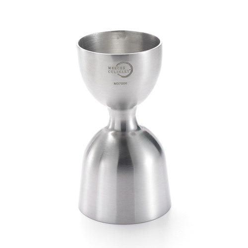 Mercer Cutlery M37006 Barfly® Straight Rim Jigger, 1 & 2 oz