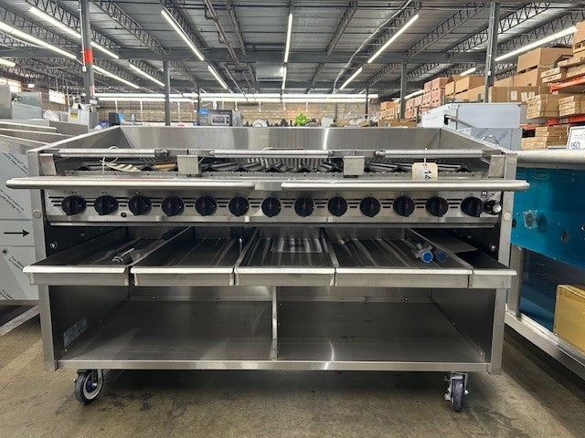 MagiKitch'n FM-RMB-660 Char Radiant Gas Char Broiler - 195,000 BTU