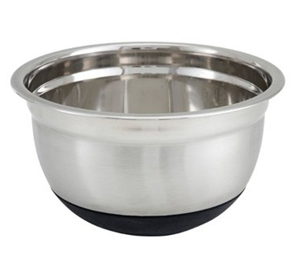 Winco MXRU-500 5 Quart Silicone Base Mixing Bowl