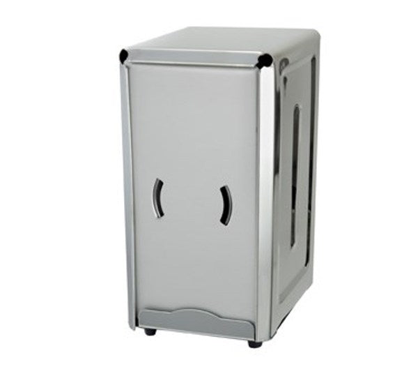 Winco NH-7 Full-Size Stainless Steel Napkin Dispenser