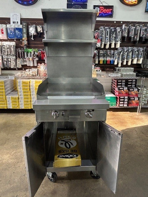 Southbend P24C-GG Platinum Sectional Gas Range 24"W Manual Griddle/Cabinet Base - 64,000 BTU (USED)