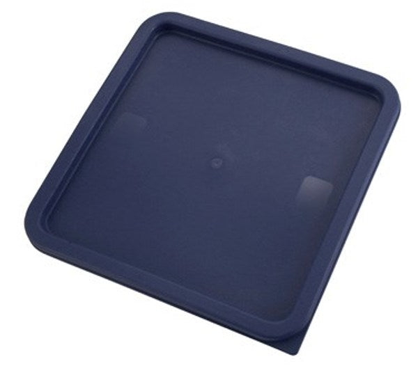 Winco PECC-128 Blue Square Storage Container Cover Fits 12qt. 18qt. and 22qt.
