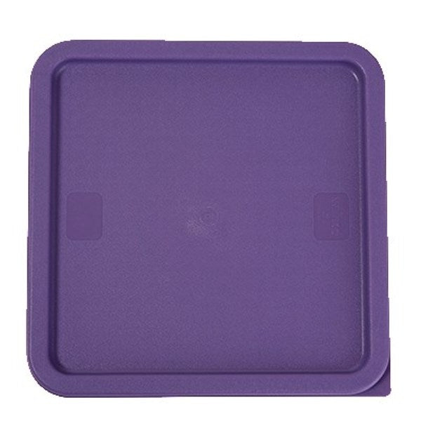 Winco PECC-128P Purple Square Allergen Free Storage Container Cover Fits 12qt. 18qt. and 22qt.