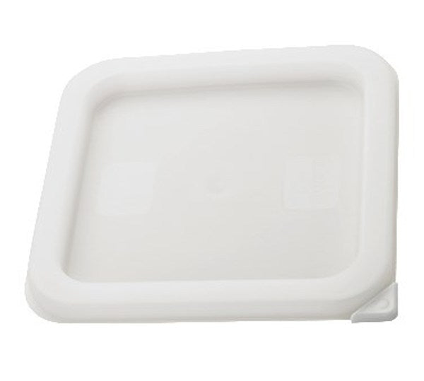 Winco PECC-L White Square Storage Container Cover Fits 12qt. 18qt. and 22qt.