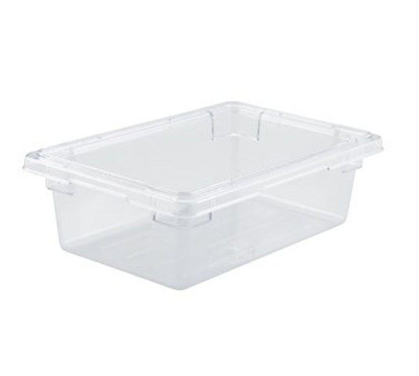 Winco PFSH-6 3 Gallon Half Size Clear Polycarbonate Food Storage Box