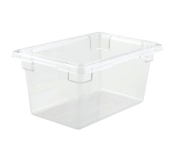 Winco PFSH-9 5 Gallon Half Size Clear Polycarbonate Food Storage Box