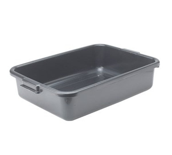 Winco PL-5K 5" Depth Black Dish Box