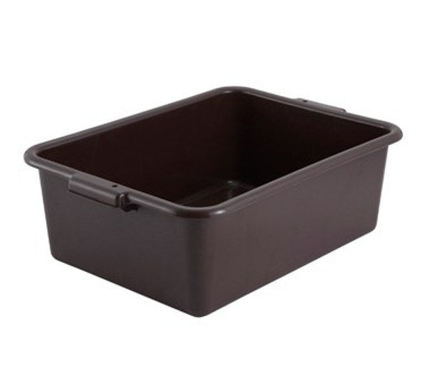 Winco PL-7B 7" Depth Brown Dish Box