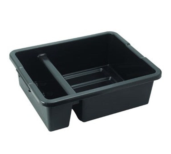 Winco PLTC-7K Black 2 Compartment Bus Box