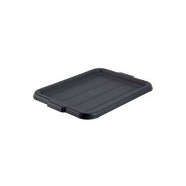 Winco PLW-CK  21" x 17" Black Heavyweight Dish Box Cover