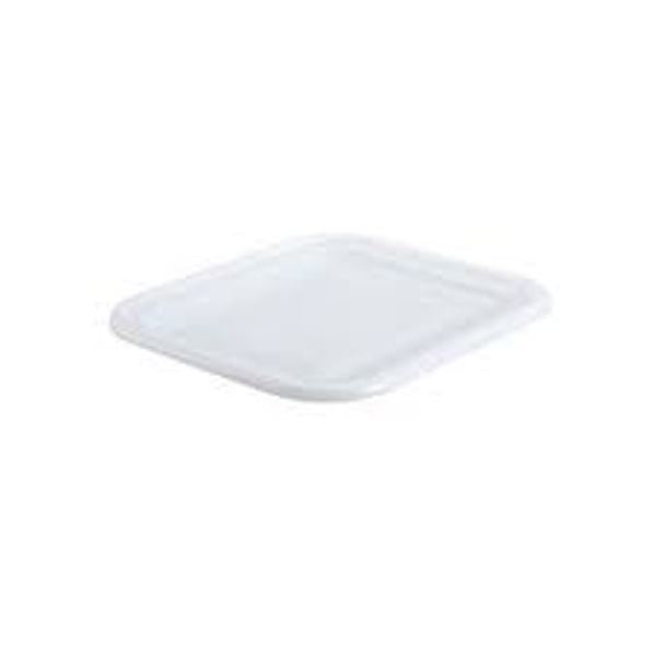 Winco PLW-CW  21" x 17" White Heavyweight Dish Box Cover