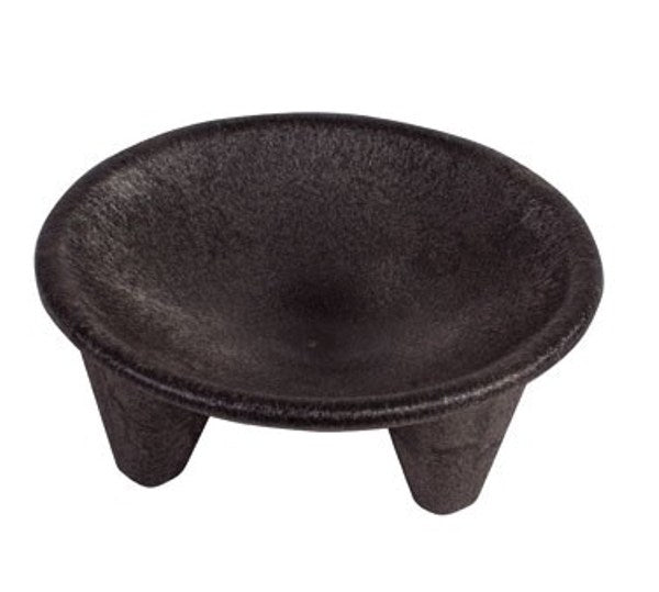 Winco PMP-12  12oz. Molcajete Salsa Plate Set