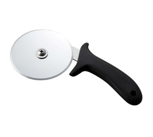 Winco PPC-4 4" Pizza Cutter with Black Handle