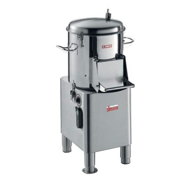 Sirman 41102006E PPJ 20  44 lb. Capacity Countertop Electric Potato Peeler