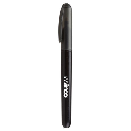 Winco PPM-2  Black Counterfeit Detection Pen - ! Pack