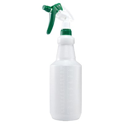 Winco PSR-9 28oz. Green/White Plastic Spray Bottle