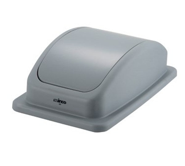 Winco PTCL-23 Gray Plastic Trash Can Cover