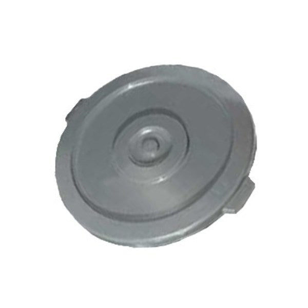 Winco PTCL-32 Gray Round Trash Can Lid