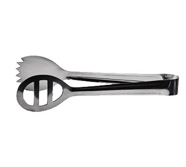 Winco PTOS-8 7-3/4" Stainless Steel Salad Tongs