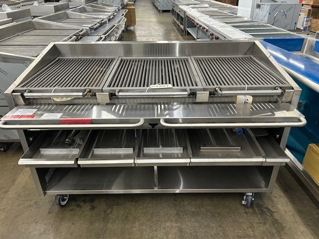 MagiKitch'n FM-RMB-660 Char Radiant Gas Char Broiler - 195,000 BTU