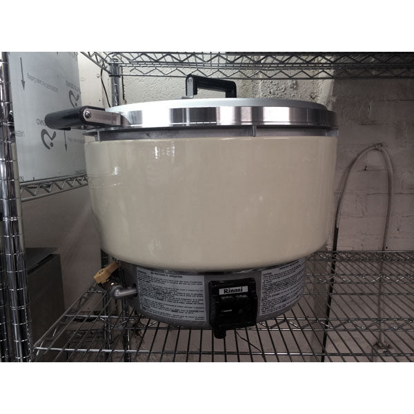 Thunder Group Rinnai RER-55ASN 55 Cup Commercial Gas Rice Cooker - 35,000 BTU