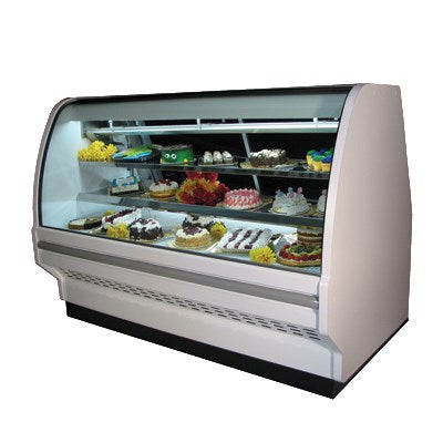 Howard McCray SC-CBS40E-8C-LED Curved Glass Bakery Case 99"
