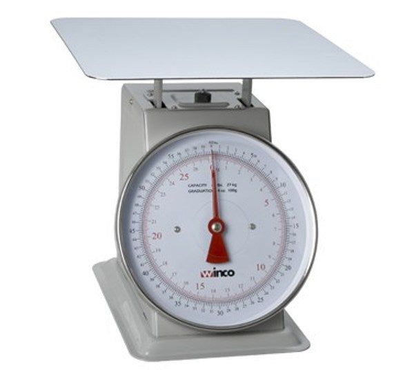Winco SCAL-810 10lb Receiving Scale with 8" Dial