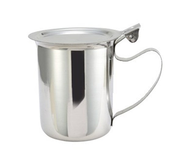 Winco SCT-10F 10oz Stainless Steel Creamer Server