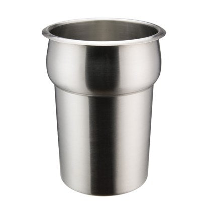 Winco INSN-2.5 2.5Qt Vegetable Insert for Steam Table Stainless Steel, Satin Finish
