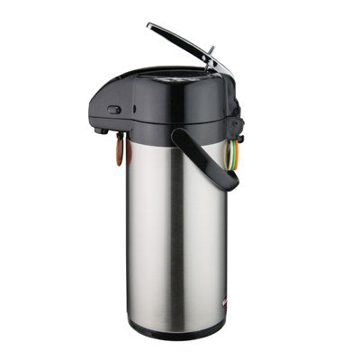 Winco APSK-725 2.5 Liter Stainless Steel Lined Double Wall Insulated Airpot