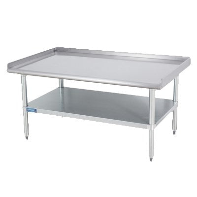 Sapphire SMES-3036S Stainless Steel Equipment Stand with Adjustable Stainless Steel Undershelf - 36"W x 30"D