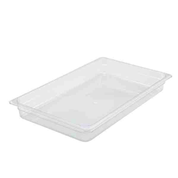 Winco SP7102 Food Pan, Plastic Full-Size Pan 2-1/2" 20-3/4" x 12-4/5" x 2-1/2"