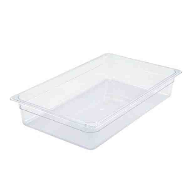 Winco SP7104 Food Pan, Plastic Full-Size Pan 4" 20-3/4" x 12-4/5" x 3-15/16"