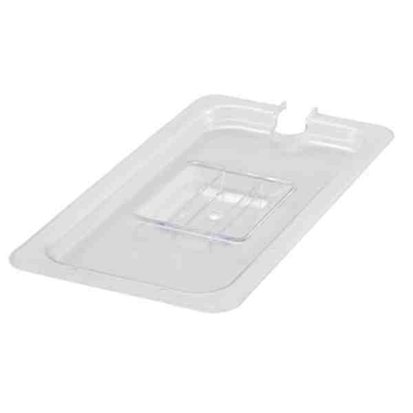 Winco SP7300S Food Pan Cover, Plastic 1/3-Pan Solid 12-4/5" x 6-15/16" For Pan SP7302-SP7308