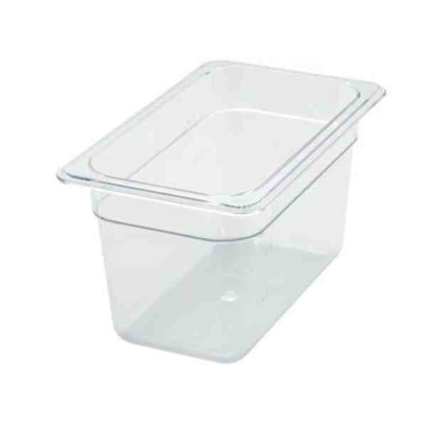 Winco SP7406 Food Pan, Plastic1/4-Size Pan 6" 10.43" x 6-3/8" x 2-1/2"