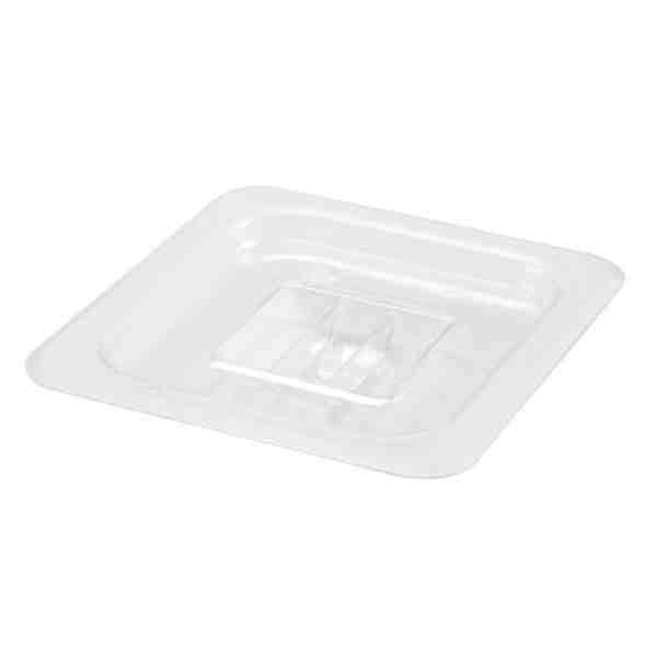 Winco SP7600S Food Pan Cover, Plastic 1/6-Pan Solid 6-15/16" x 6-3/8" For Pan SP7602-SP7606