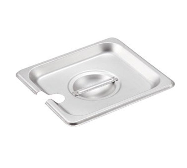 Winco SPCN Ninth Size Slotted Steam Table Pan Cover with Handle