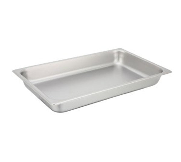 Winco SPF2 2" Deep Stainless Steel Full-Size Steam Table Pan