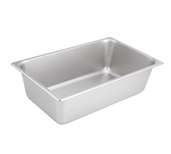 Winco SPF6 6" Deep Stainless Steel Full-Size Steam Table Pan