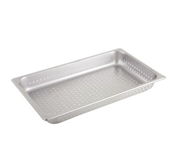 Winco SPFP2 Full-Size 2 1/2" Deep Perforated Steam Table Pan