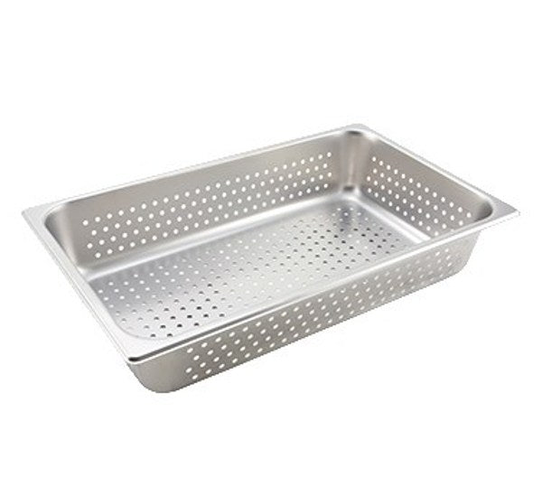 Winco SPFP4 Full-Size 4" Deep Perforated Steam Table Pan
