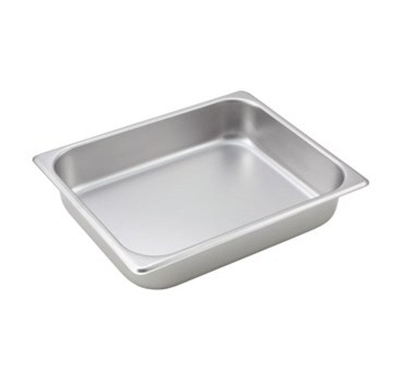Winco SPH2 2" Deep Stainless Steel Half-Size Steam Table Pan