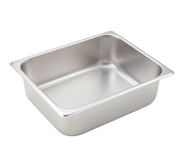 Winco SPH4 4" Deep Stainless Steel Half-Size Steam Table Pan