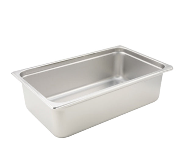 Winco SPJH-106  22 Gauge Full-Size 6" Deep Stainless Steel Anti-Jam Steam Table Pan