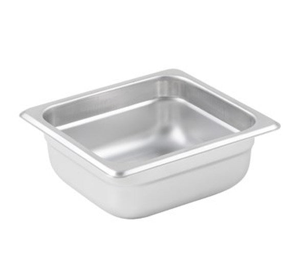 Winco SPJP-602 23 Gauge Sixth-Size 2 1/2" Deep Stainless Steel Anti Jam Steam Table Pan