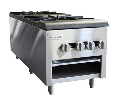 Serv-Ware SSSP-2 Double Stock Pot Stove - 110,000 BTU/Per Burner