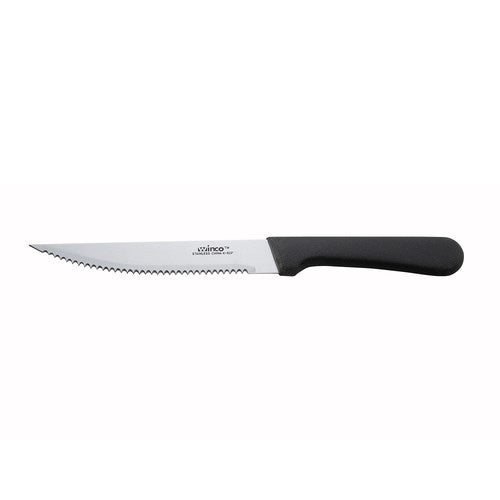 Winco K-60P 1 Dozen 5" Blade Steak Knives
