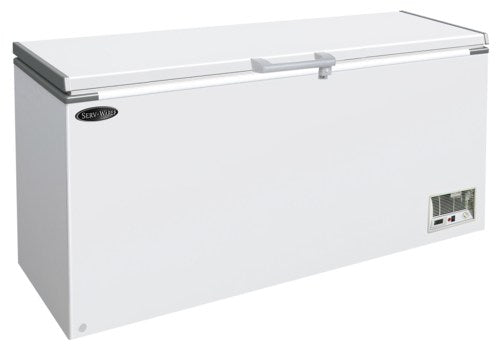 Serv-Ware SWCF-17 70.67" Chest Freezer with Solid Flat Top